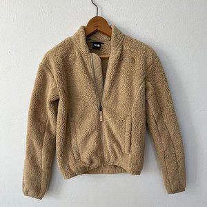 North Face Zip Up Sherpa Coat